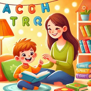 How I Taught My Kid to Read in Just 15 Minutes a Day (Without Tears!) dall·e 2025 03 19 13.05.38 a bright and friendly illustration of a young child happily reading a book with a parent beside them, engaging in a fun learning activity. the setting