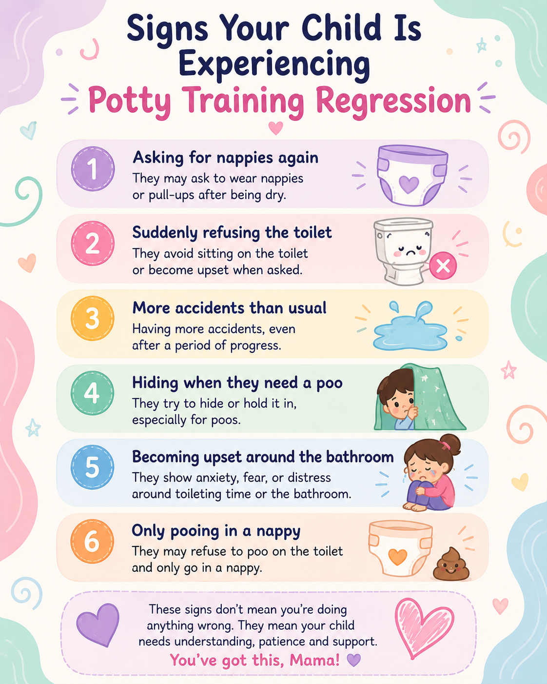 Potty Training Regression in Autistic Kids: Why It Happens (and What to Do) Signs of potty training regression in autistic children