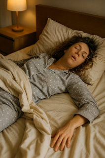 exhausted mother asleep autism burnout